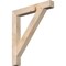 Ekena Millwork Traditional Block Smooth Bracket, Douglas Fir, 3 1/2"W x 28"D x 32"H BKT04X28X32TRA05SDF - alternate 1